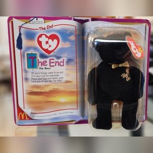 Vintage McDonald's Ty Beanie Babies "The End" Super Rare 1999
